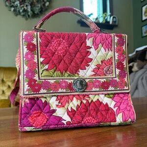 Vintage Vera Bradley Julia bag in Hello Dahlia!